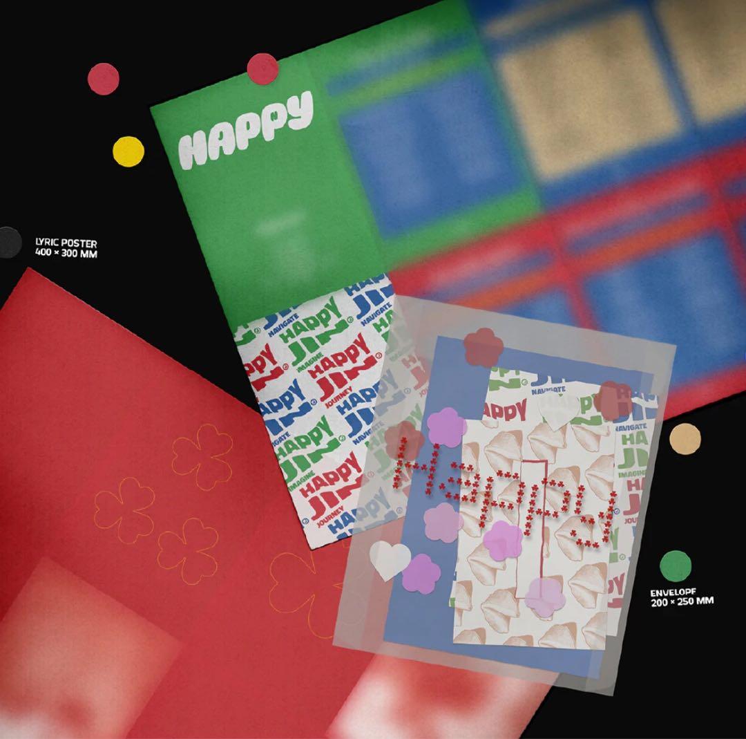 BTS JIN ジン HAPPY CD アルバム 3形態 5セット 15枚