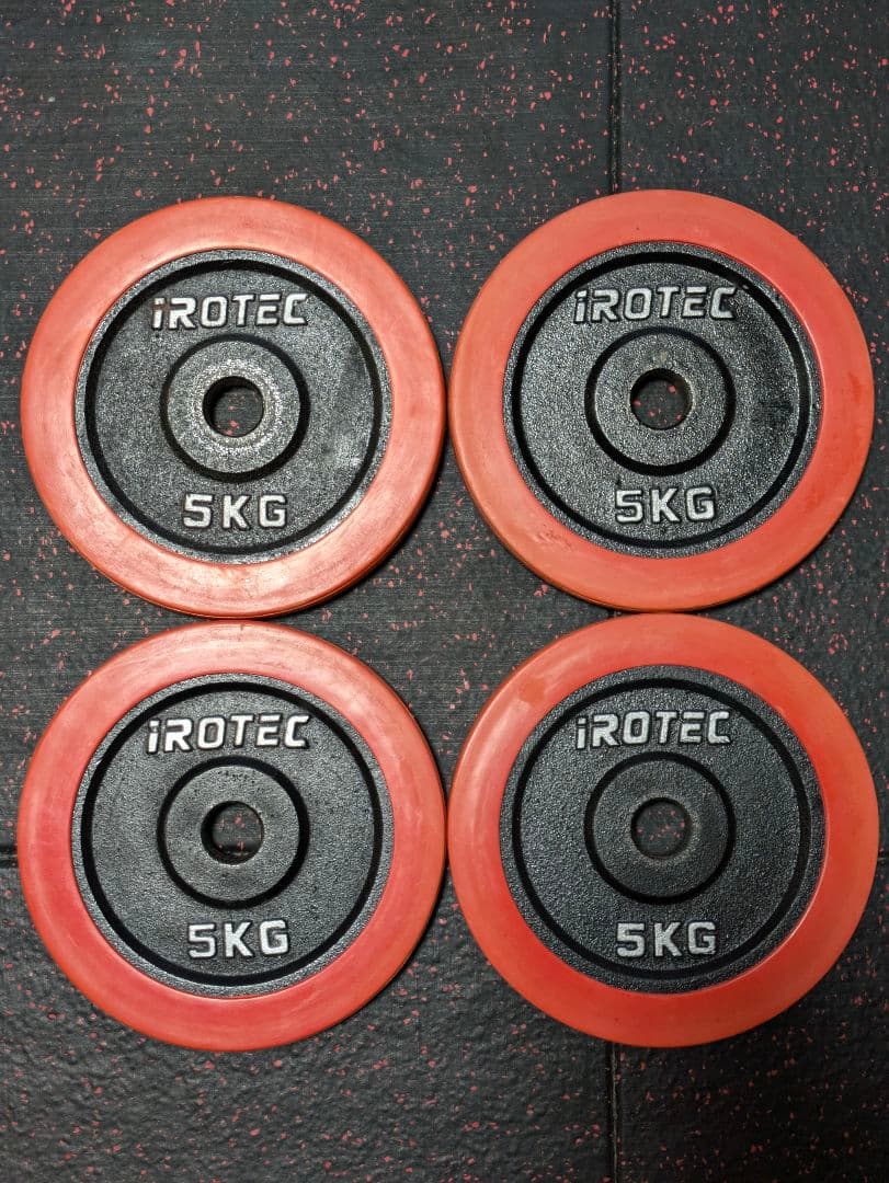 iROTEC 5KG ダンベルプレート 4枚セット a