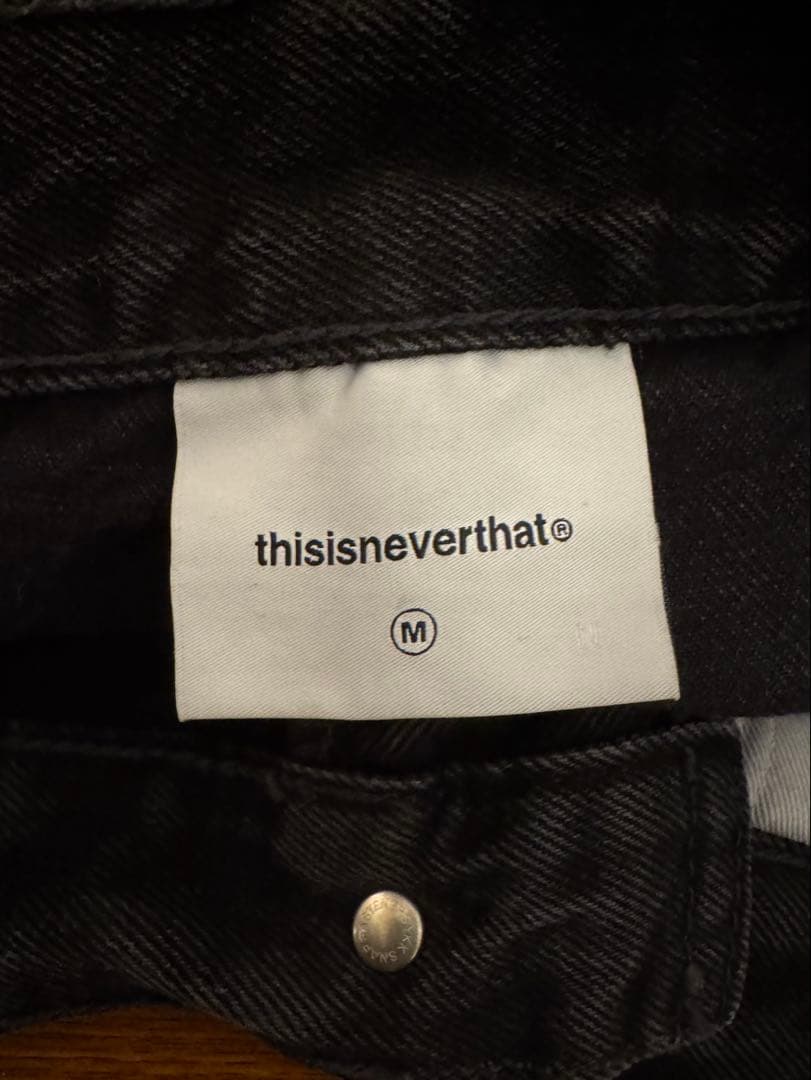 thisisneverthat ディスイズネバーザット ブラックウォッシュデニム
