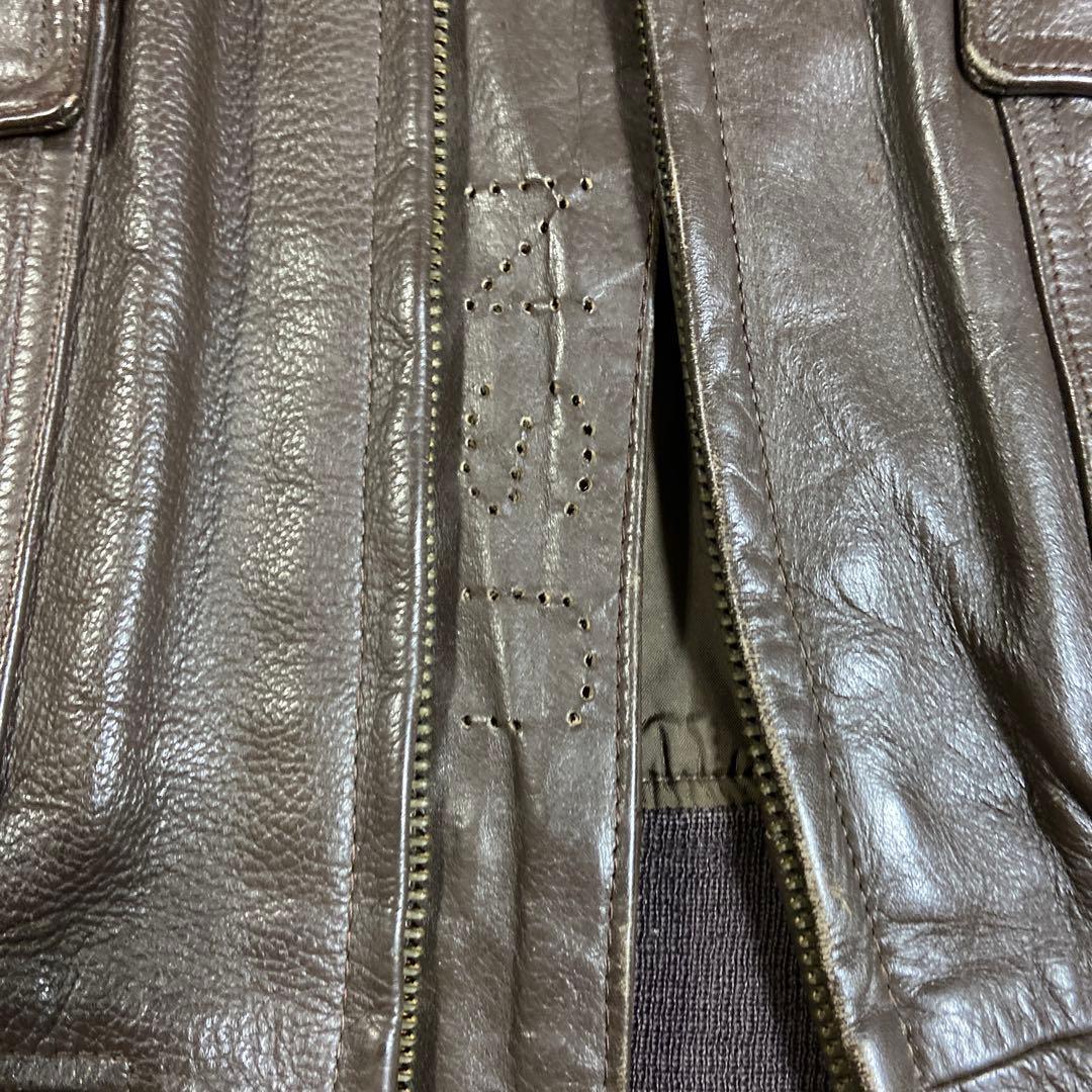 user_04de551bレザーフライトジャケット TYPE G-1