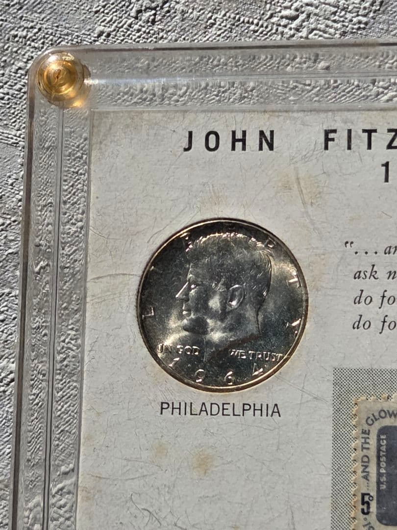 (セット)アメリカ合衆国　ケネディ大統領　ハーフダラー銀貨 1964