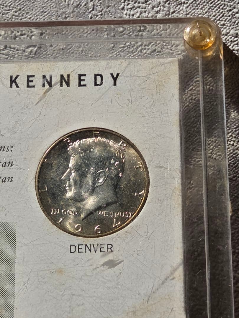 (セット)アメリカ合衆国　ケネディ大統領　ハーフダラー銀貨 1964