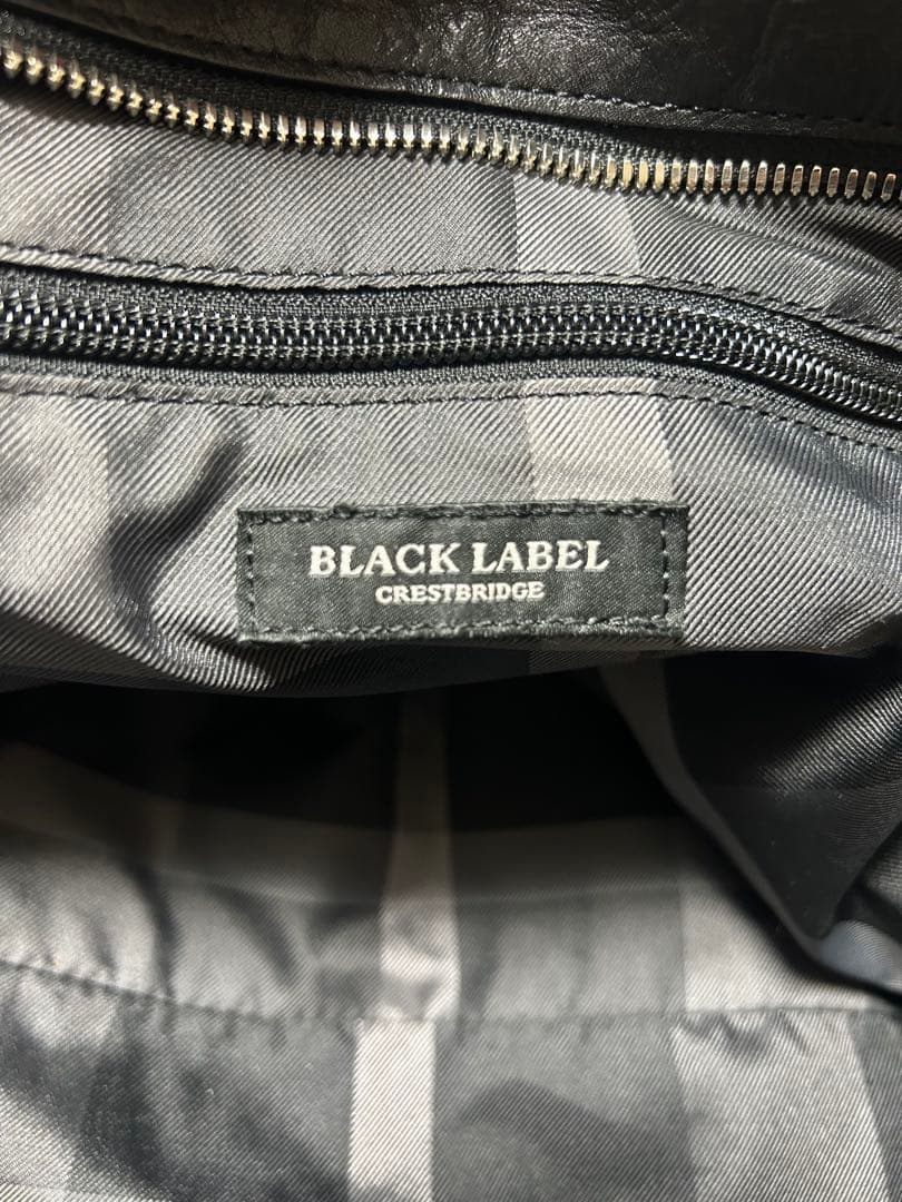 値下げ✖️　BLACK LABEL CRESTBRIDGE　ブラック　トートバッグ