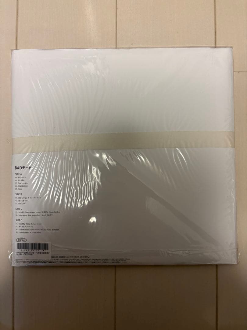 新品 宇多田ヒカル BADモード アナログ レコード メガジャケ ステッカー