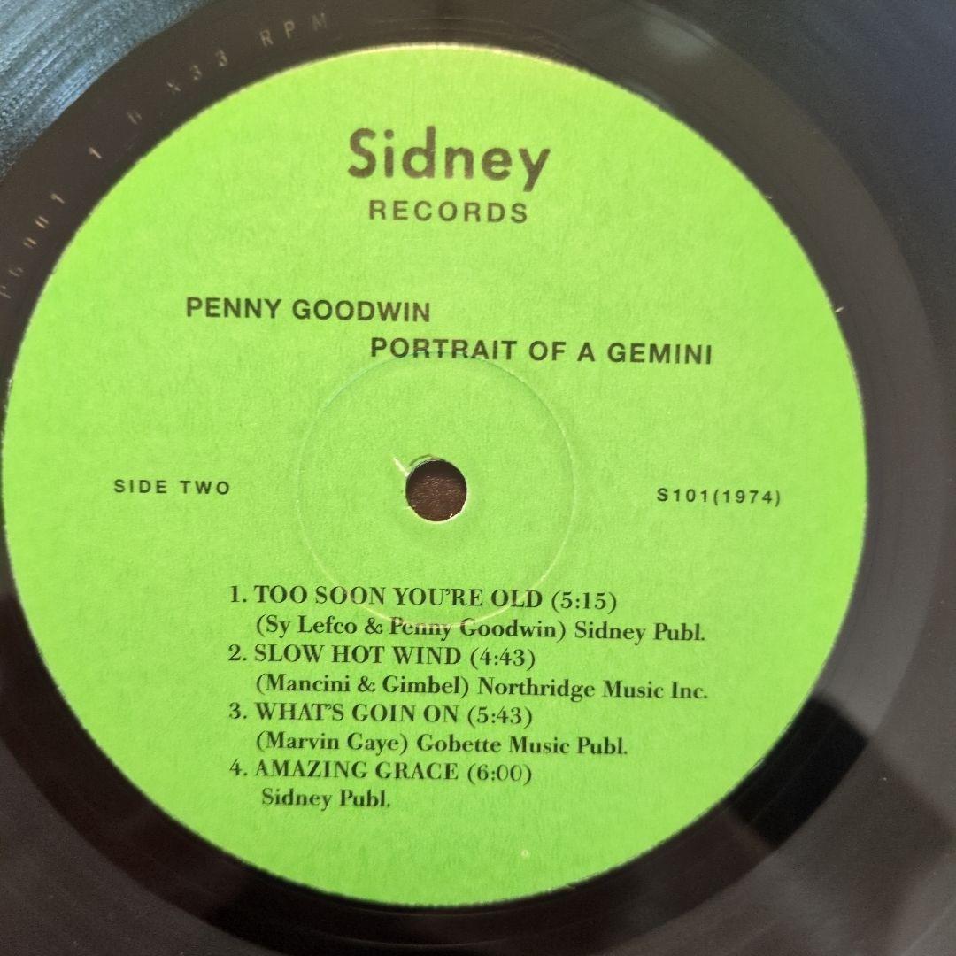 洋楽 Penny Goodwin /Portrait Of A reissue