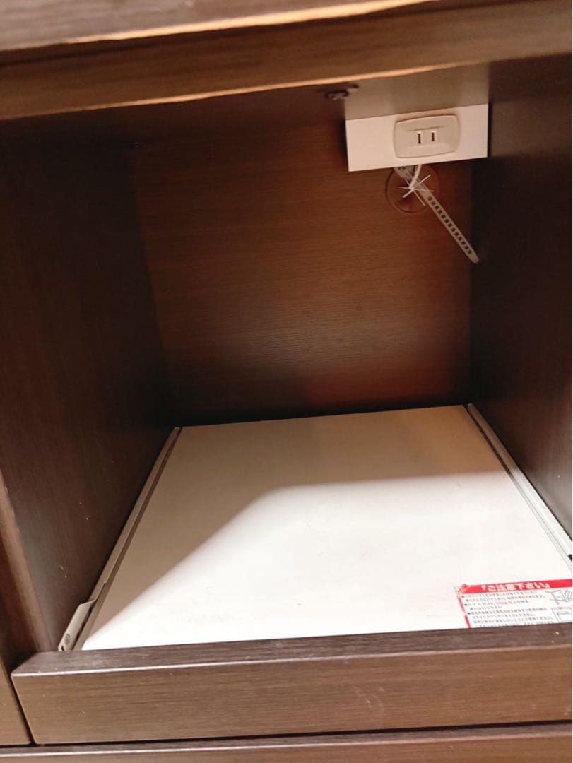 【大幅値下げ／本日掲載終了】送料無料　レンジ台　組み立て済み　約5年使用　美品