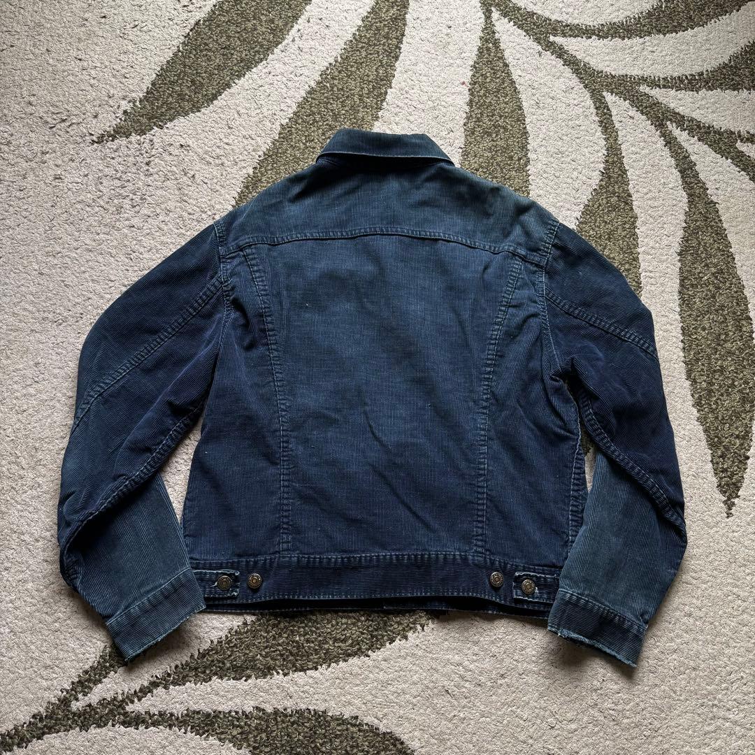 【希少サイズ】levis 70505 コーデュロイ 44 ネイビー 70s