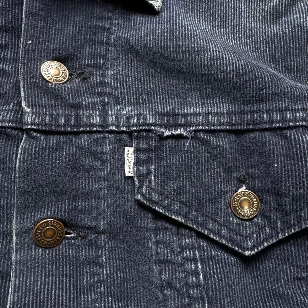 【希少サイズ】levis 70505 コーデュロイ 44 ネイビー 70s