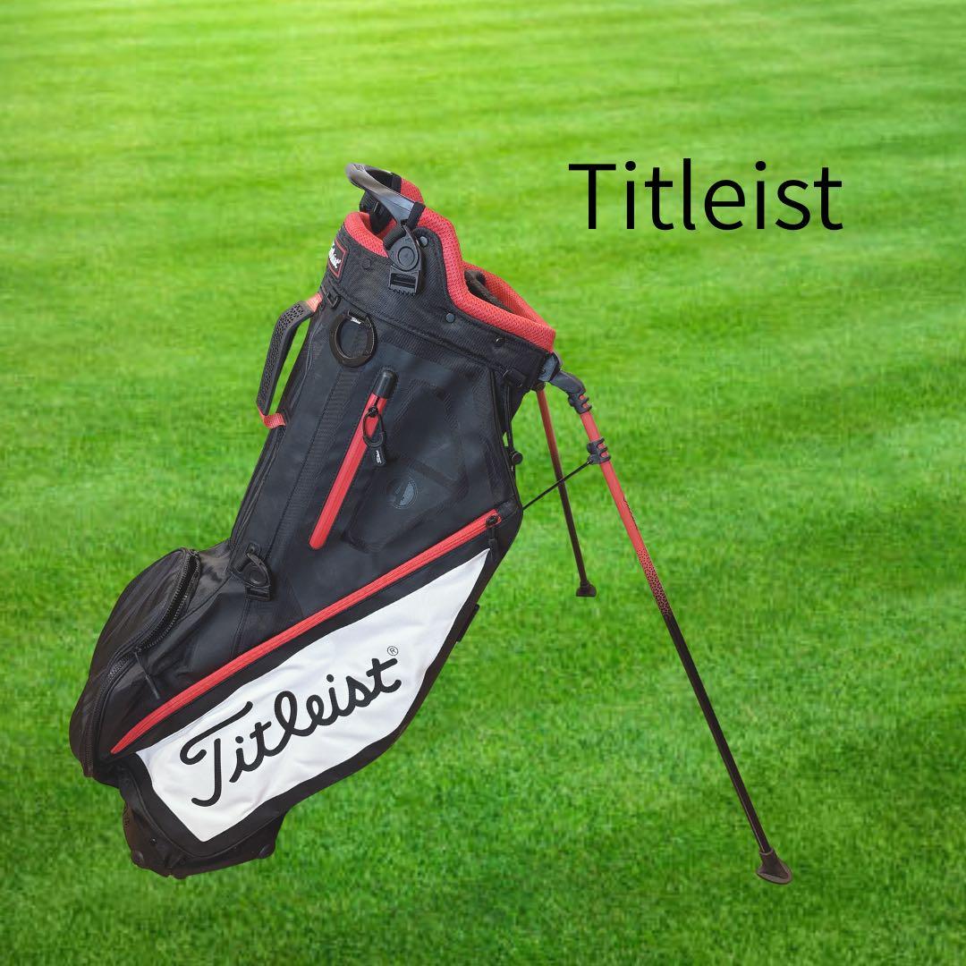 K407 Titleist スタンドキャディバッグ フード、ベルトなし