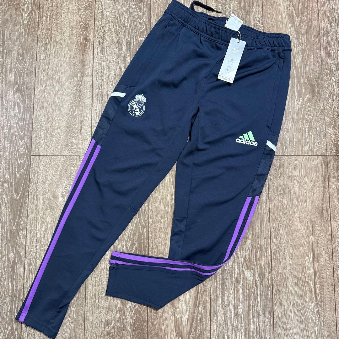 新品特価 adidas レアル・マドリード サッカー トレーニングパンツ L