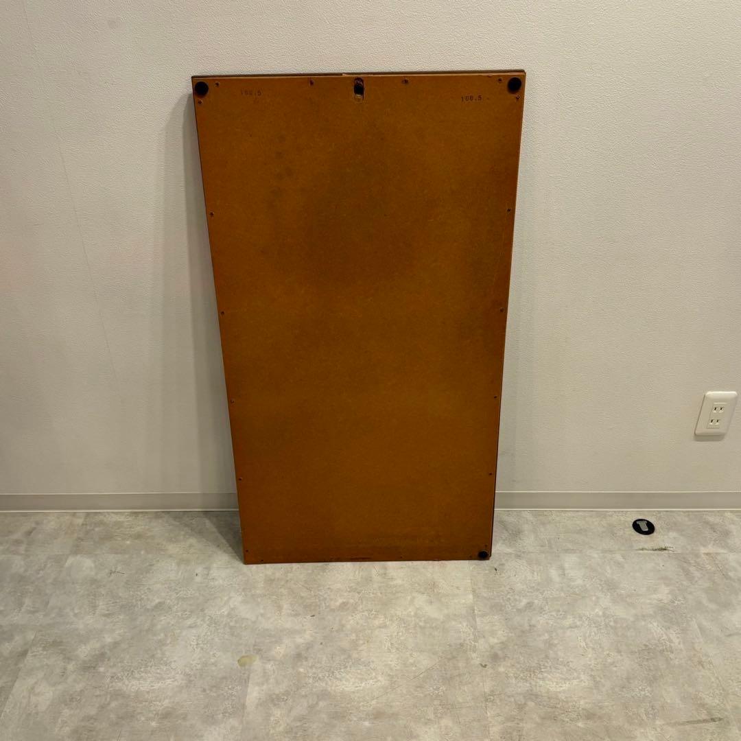 姿見　木製枠　スタンドミラー