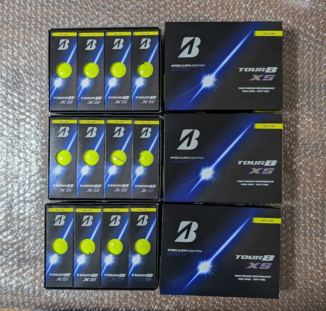 新品 ブリヂストン TOUR B XS イエロー　2026年モデル　3ダース