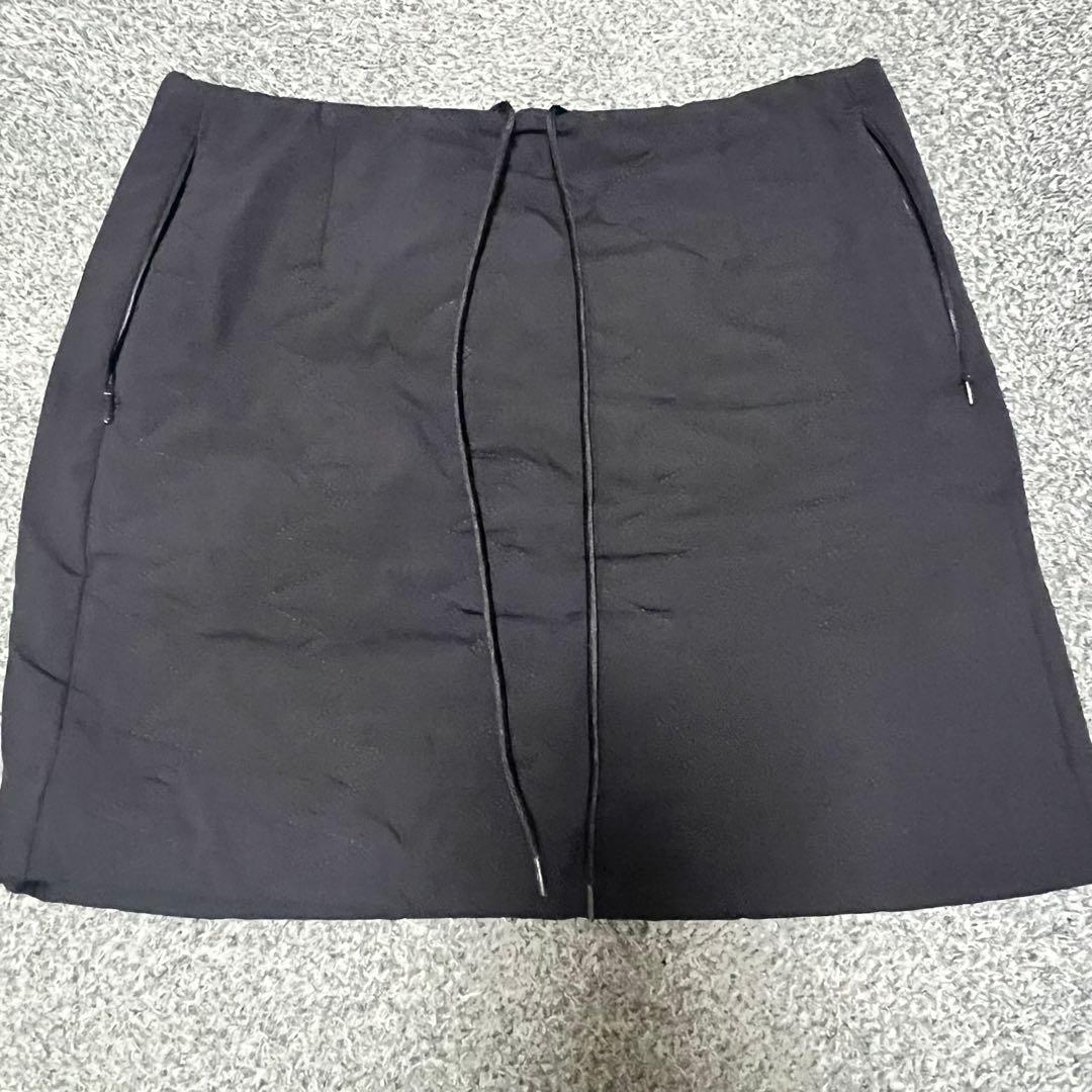 《美品》beamsゴルフ キルティングミニスカート ブラック Sサイズ