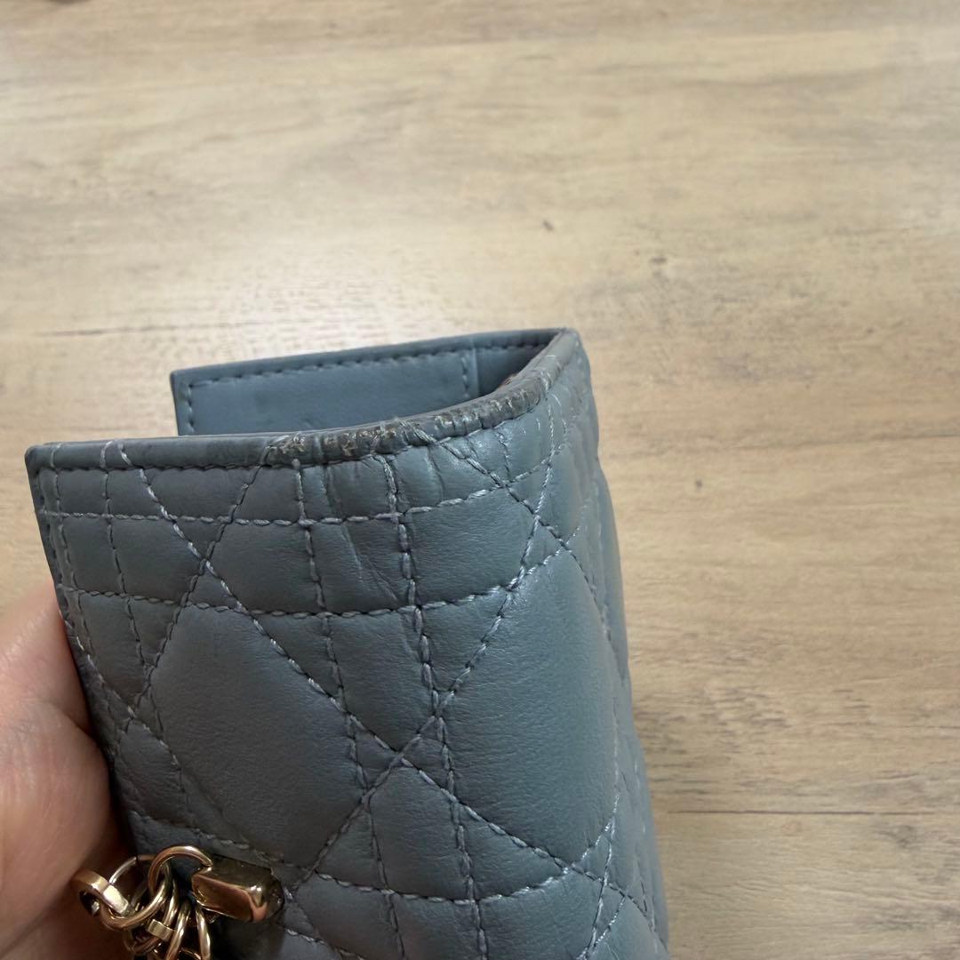 Dior ディオール キーケース カナージュラムスキン