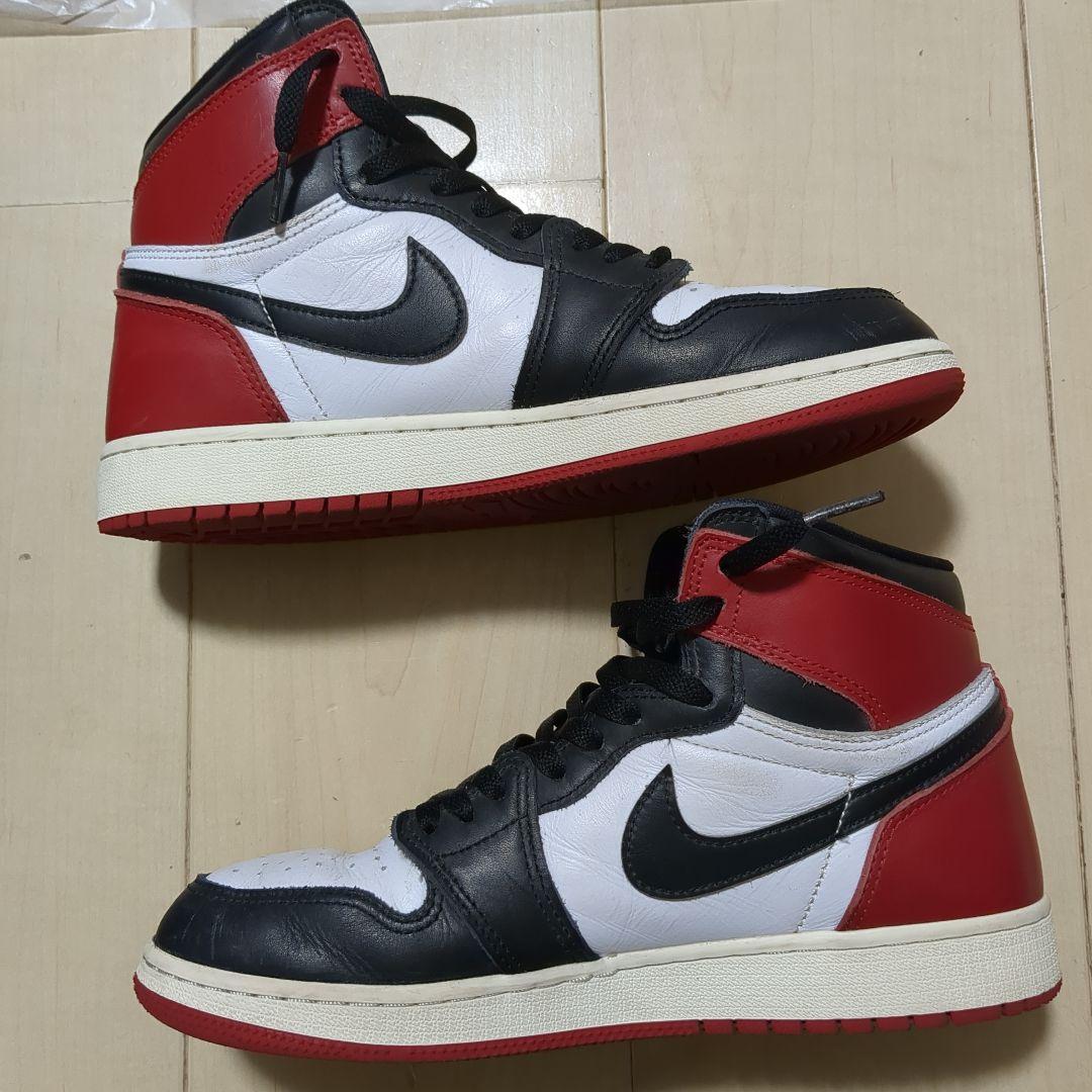Nike Jordan 1 Retro High OG つま黒25cm箱付き
