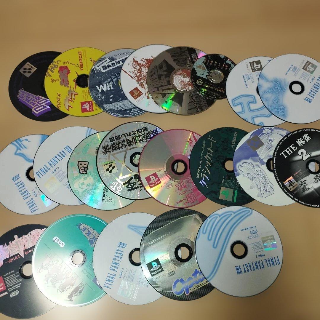 ゲームディスク等　106枚　まとめ売り　大量　ps ss wii gc dvd