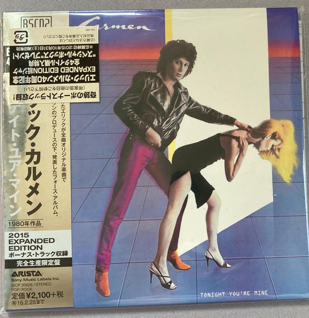 紙ジャケ限定生産盤美品アリスタCD4枚セット『エリックカルメン』限定ボックス付き