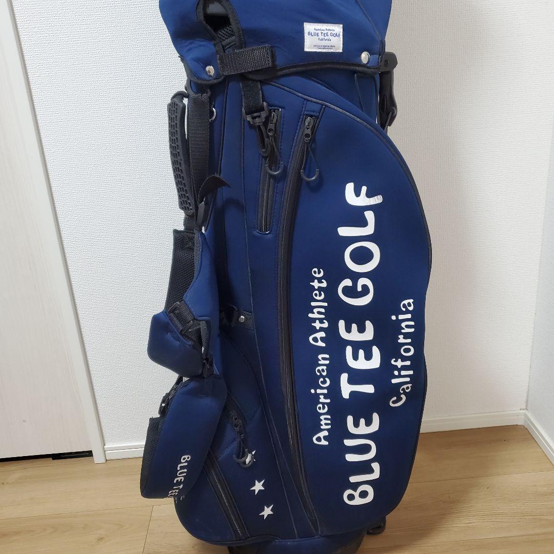 BLUE TEE GOLF ネイビーキャディバッグ　スタンドタイプ