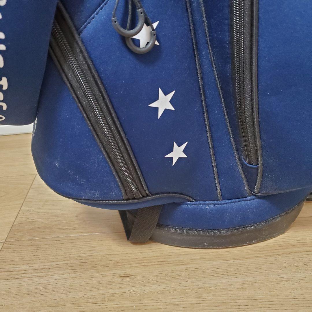BLUE TEE GOLF ネイビーキャディバッグ　スタンドタイプ