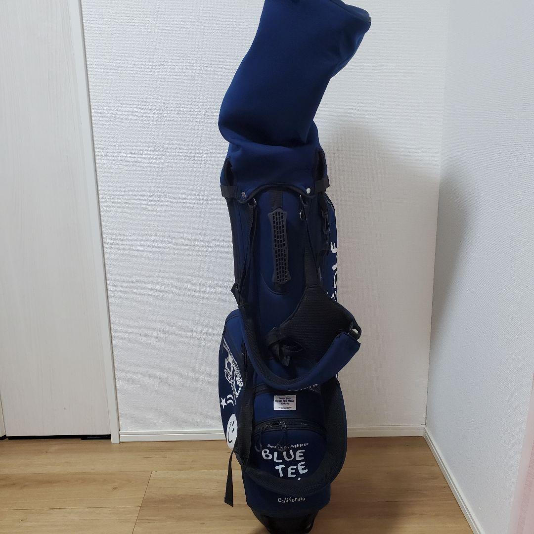 BLUE TEE GOLF ネイビーキャディバッグ　スタンドタイプ