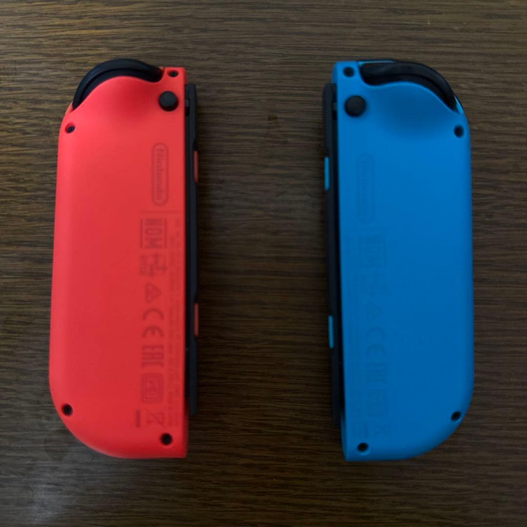 Nintendo Switch 青/赤 本体　バッテリー強化版　おまけ付き
