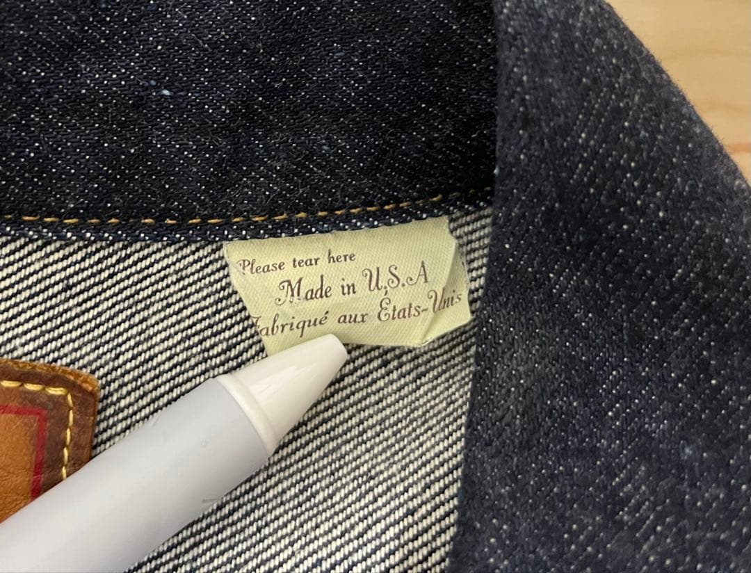 【希少USA製】Levi’s LVC 507XX 2ndデニムジャケット濃紺40