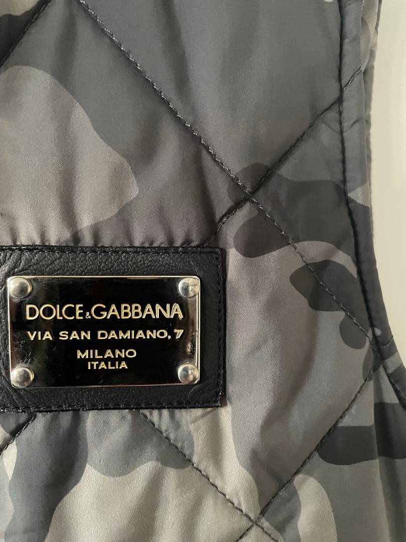 DOLCE&GABBANA カモフラージュ ダウンベスト　44