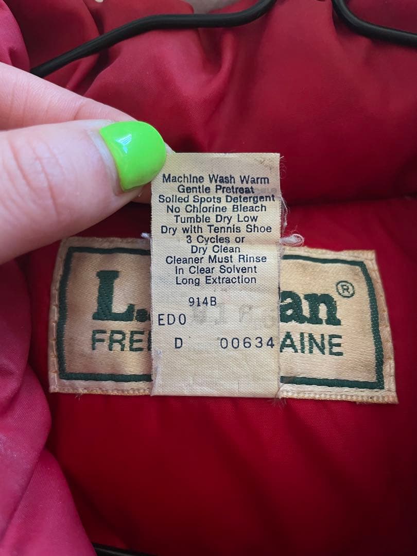USA製【L.L.Bean】古着 エルエルビーン ダウンベスト ダウン