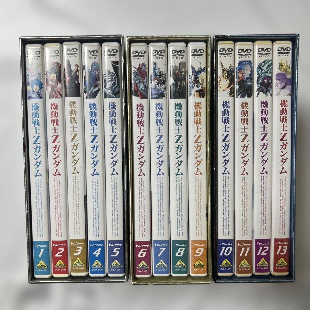 【美品】機動戦士Zガンダム DVD BOX 全13巻 I～III ３BOXセット