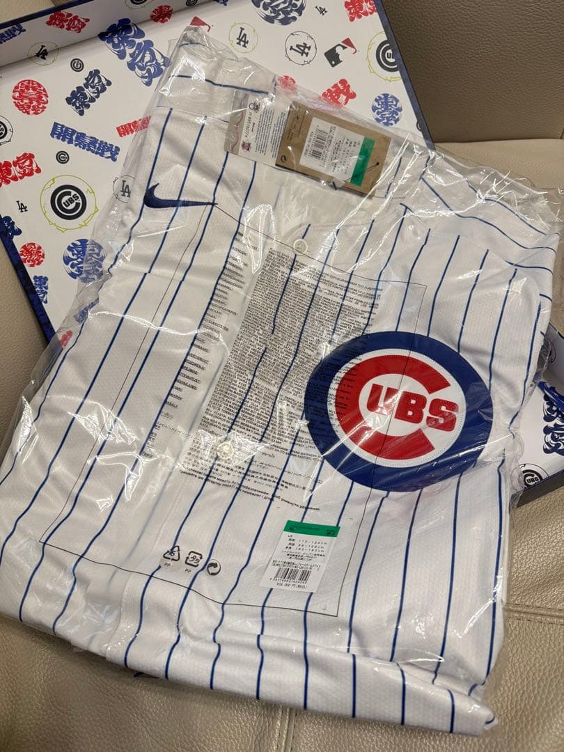 【新品未使用】MLB×NIKE 鈴木誠也カブスユニフォーム 東京シリーズ2025