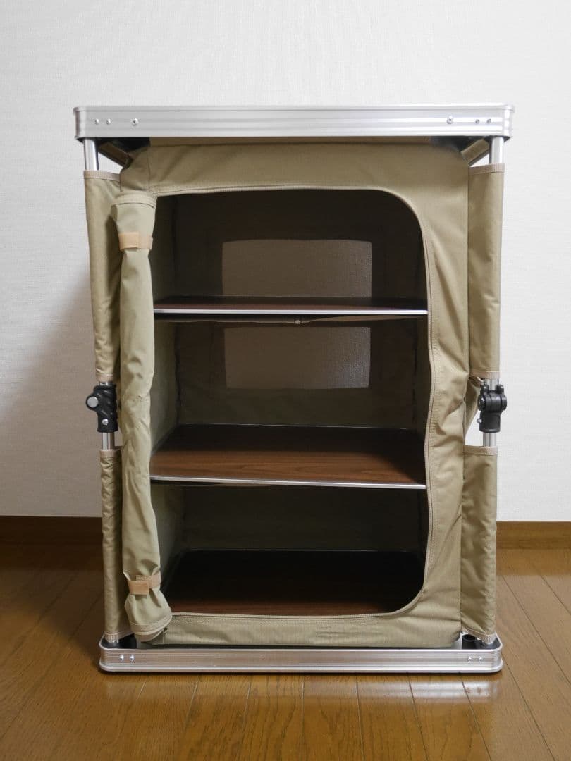 DOD マルチキッチンテーブル 収納棚付き