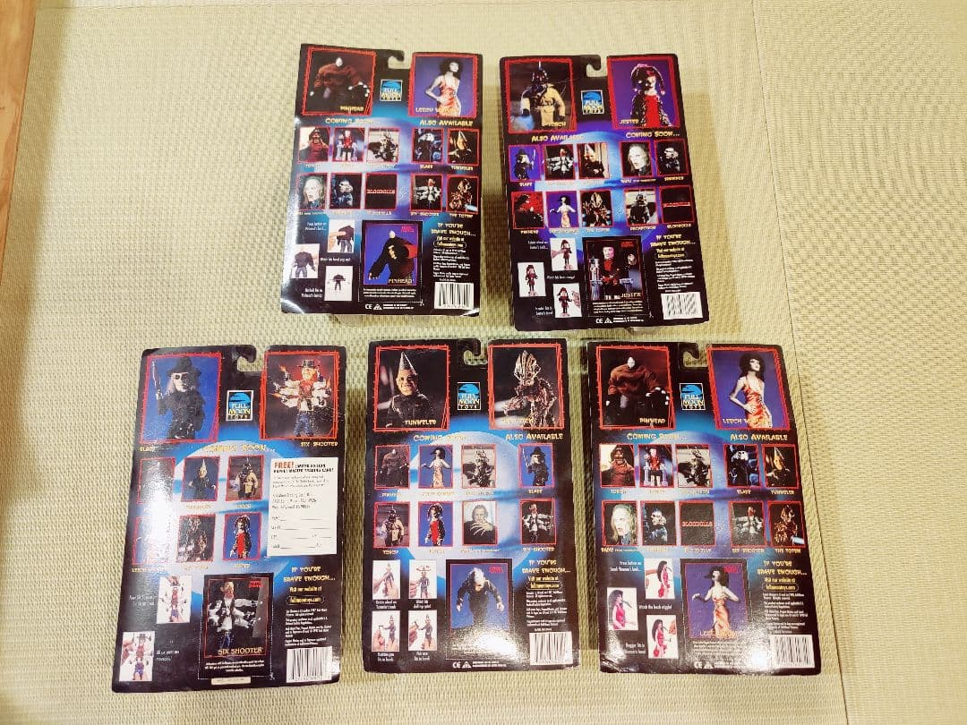 Puppet Master フィギュア(5体) 未開封FULLMOON TOYS