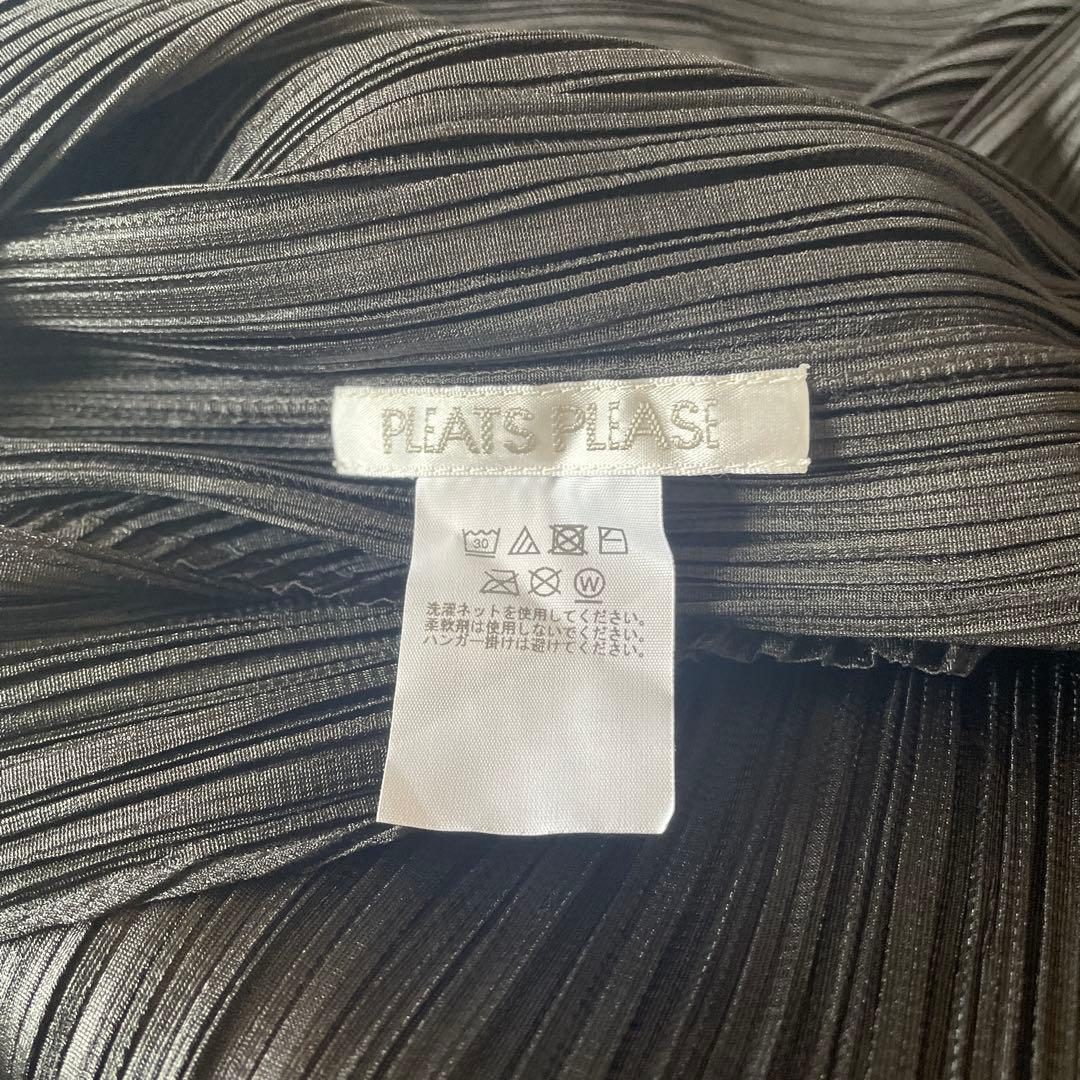 PLEATS PLEASE ブラックジレ