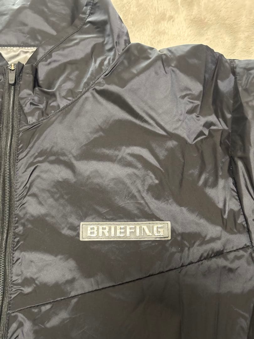 【美品】BRIEFING × LIMONTA ナイロンジャケット　ブラック　M