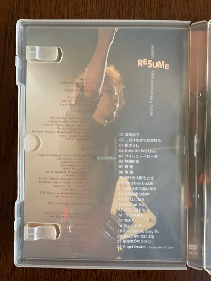 HARRY RESUME DVD 村越弘明　ストリートスライダーズ