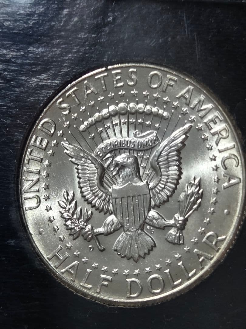 アメリカ合衆国　ケネディ大統領　ハーフダラー銀貨　1964 D　No.2