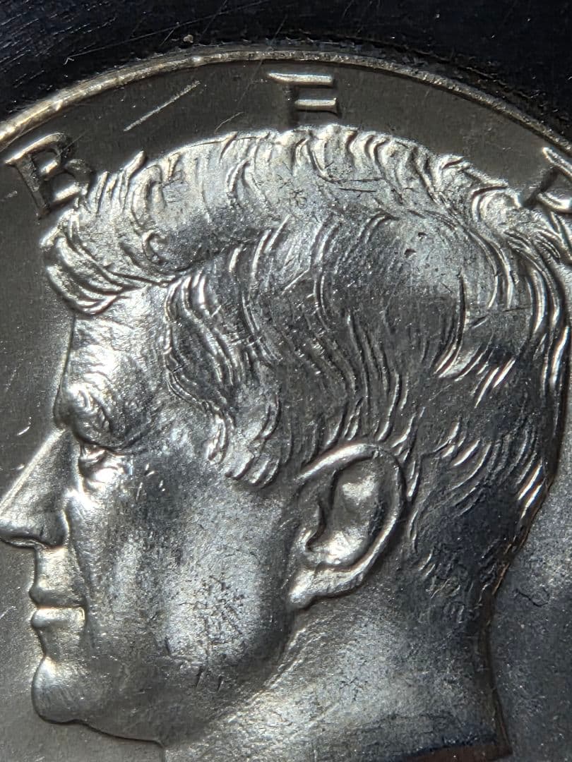 アメリカ合衆国　ケネディ大統領　ハーフダラー銀貨　1964 D　No.2