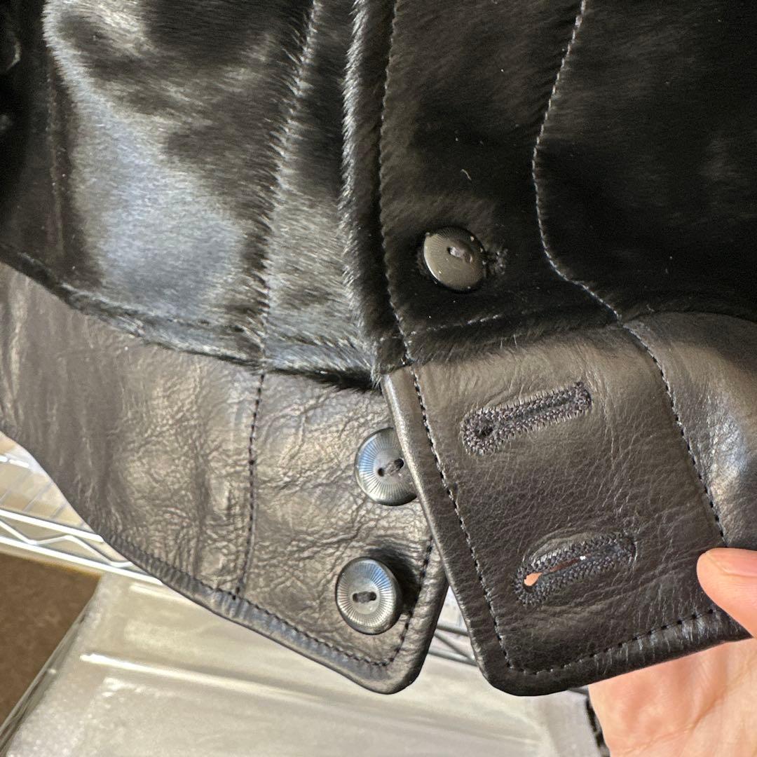 COSSACKレザージャケット縮みシボホースハイド アインシュタインモデル