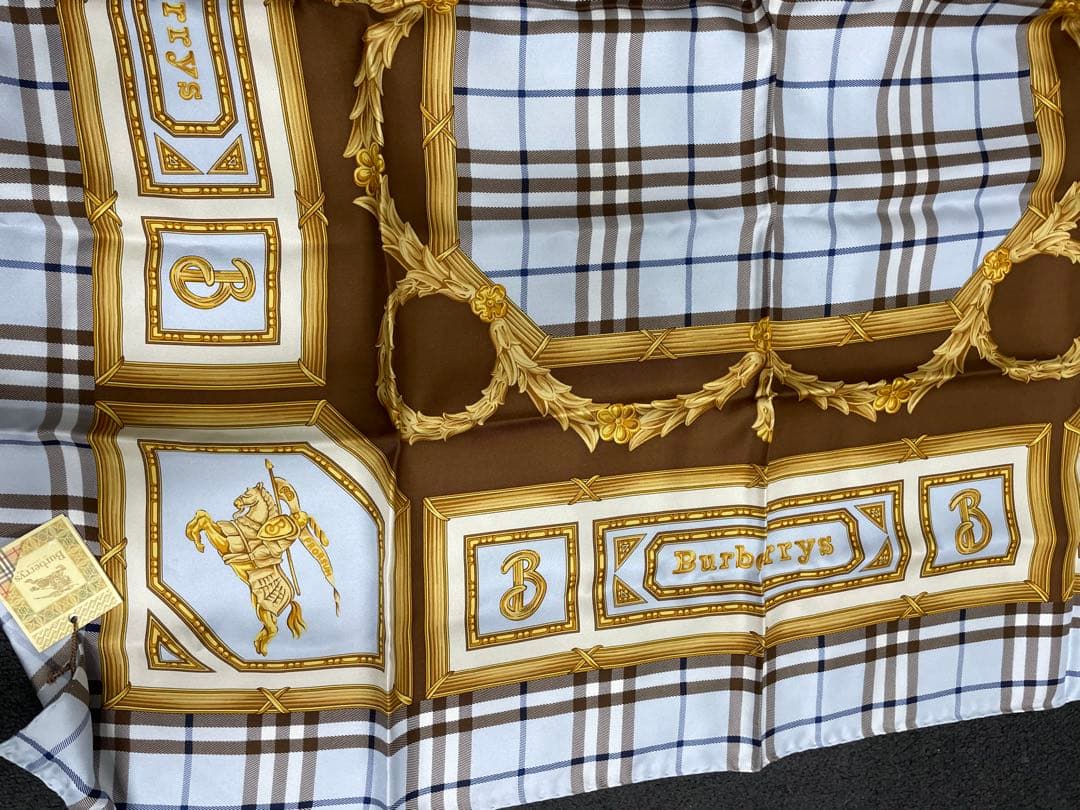 Burberry's チェック柄 スカーフ 未使用タグ付き