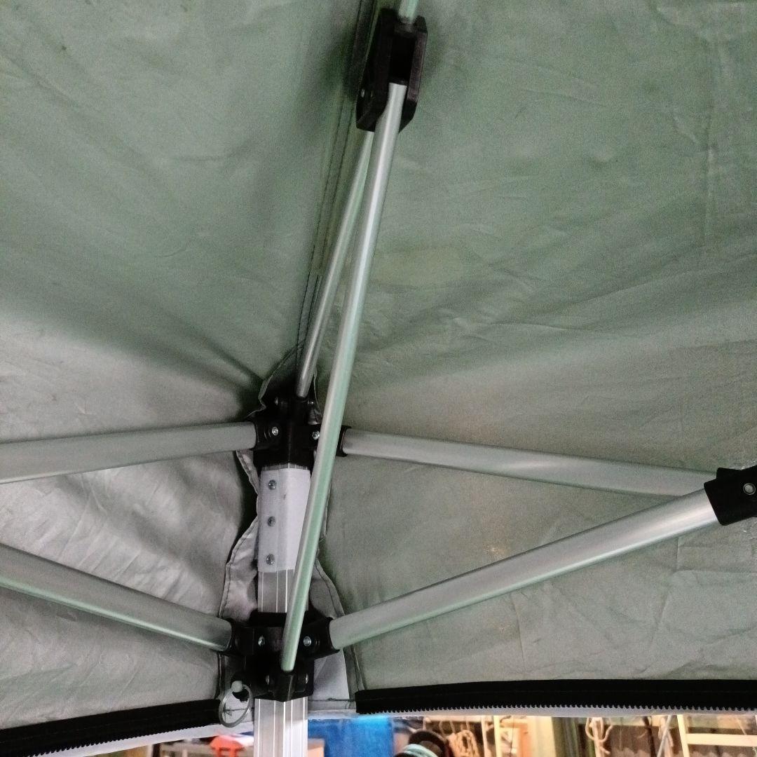FIELD DOOR タープ 2mx2m アルミフレーム　横幕３枚付き