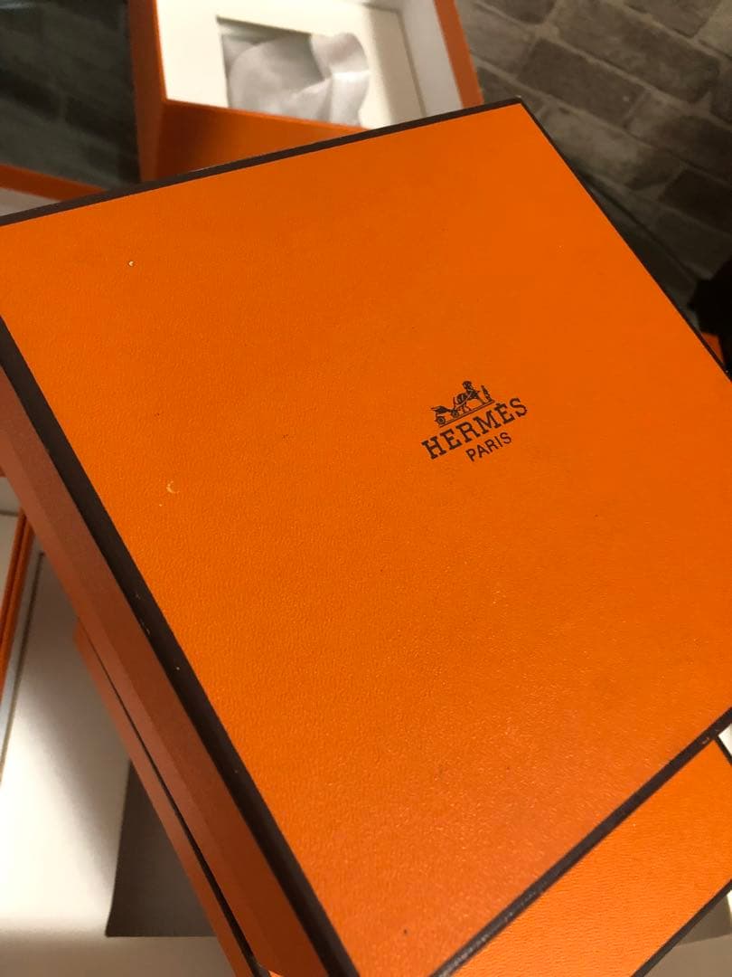 最終価格　エルメス　マグカップ箱　オレンジボックス