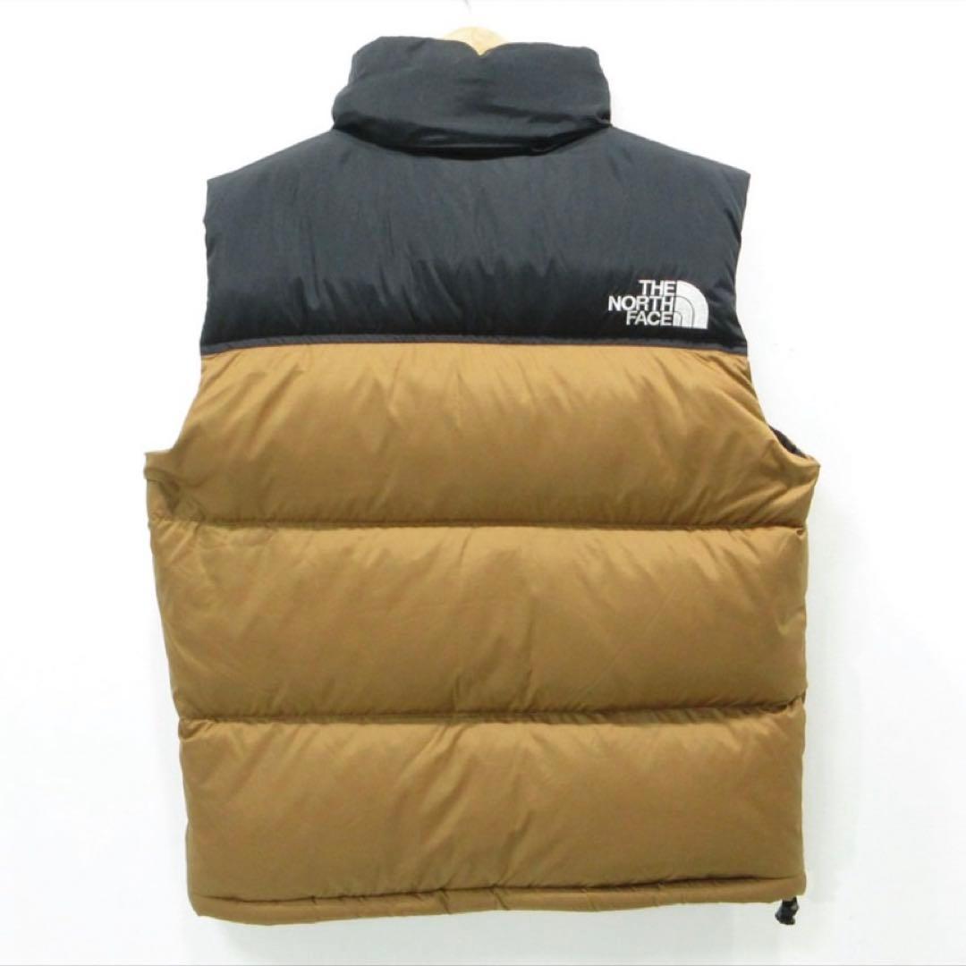 THE NORTH FACE ダウンベスト ブラック/ブラウン