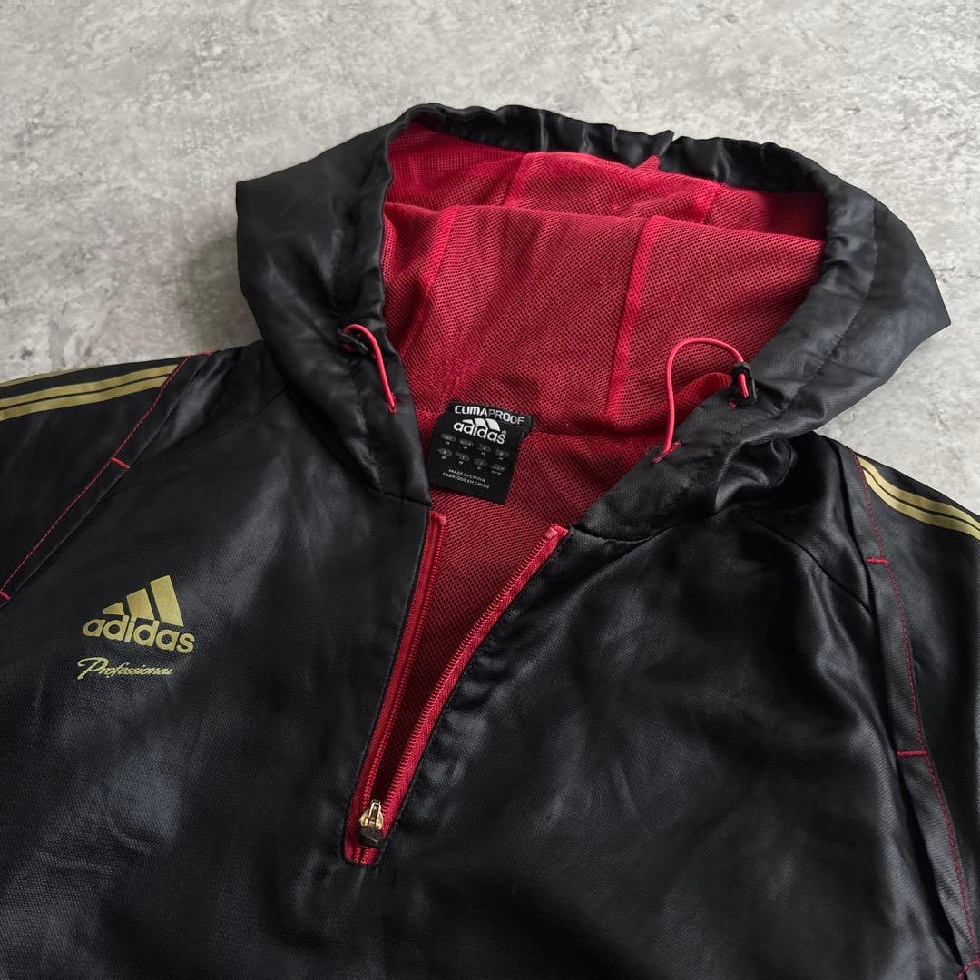 adidas professional ウィンドジャケット セットアップ 黒