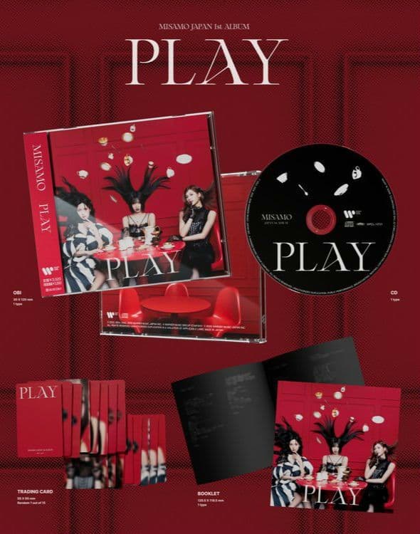 TWICE MISAMO PLAY ミサモ 特典 トレカ 缶ミラー キーホルダー