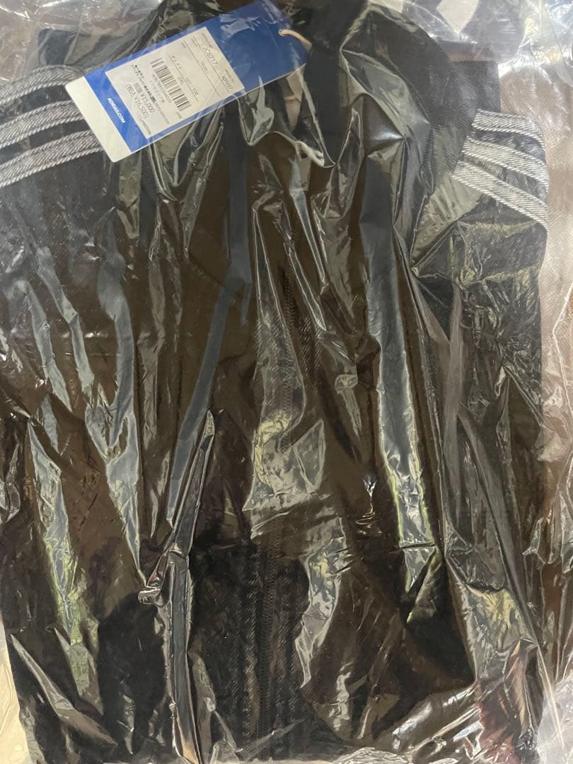 新品XL adidasアディカラー デニム ファイヤーバード トラックトップ 黒