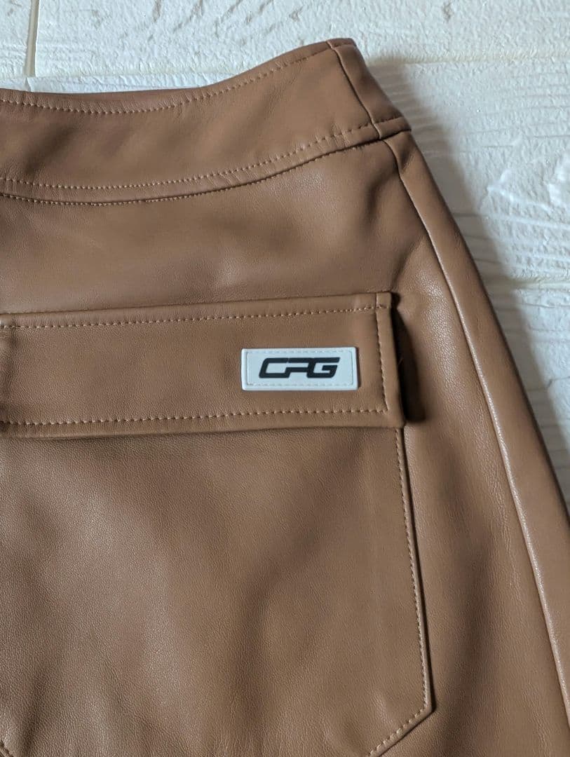 CPG♥ブラック ポロシャツ♥キャメルスカート♥2点セット