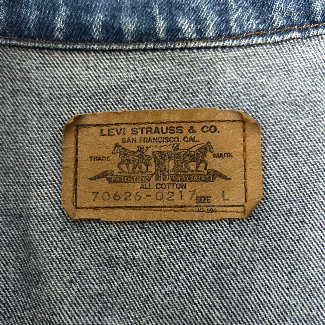 LEVI'S 70626-0217 日本製 80s デニムジャケット　　L
