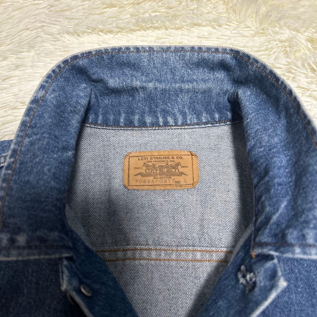 LEVI'S 70626-0217 日本製 80s デニムジャケット　　L