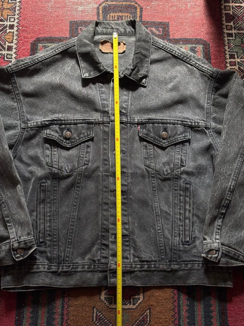 断捨離中　80s levis 70507ブラック　デニムジャケット
