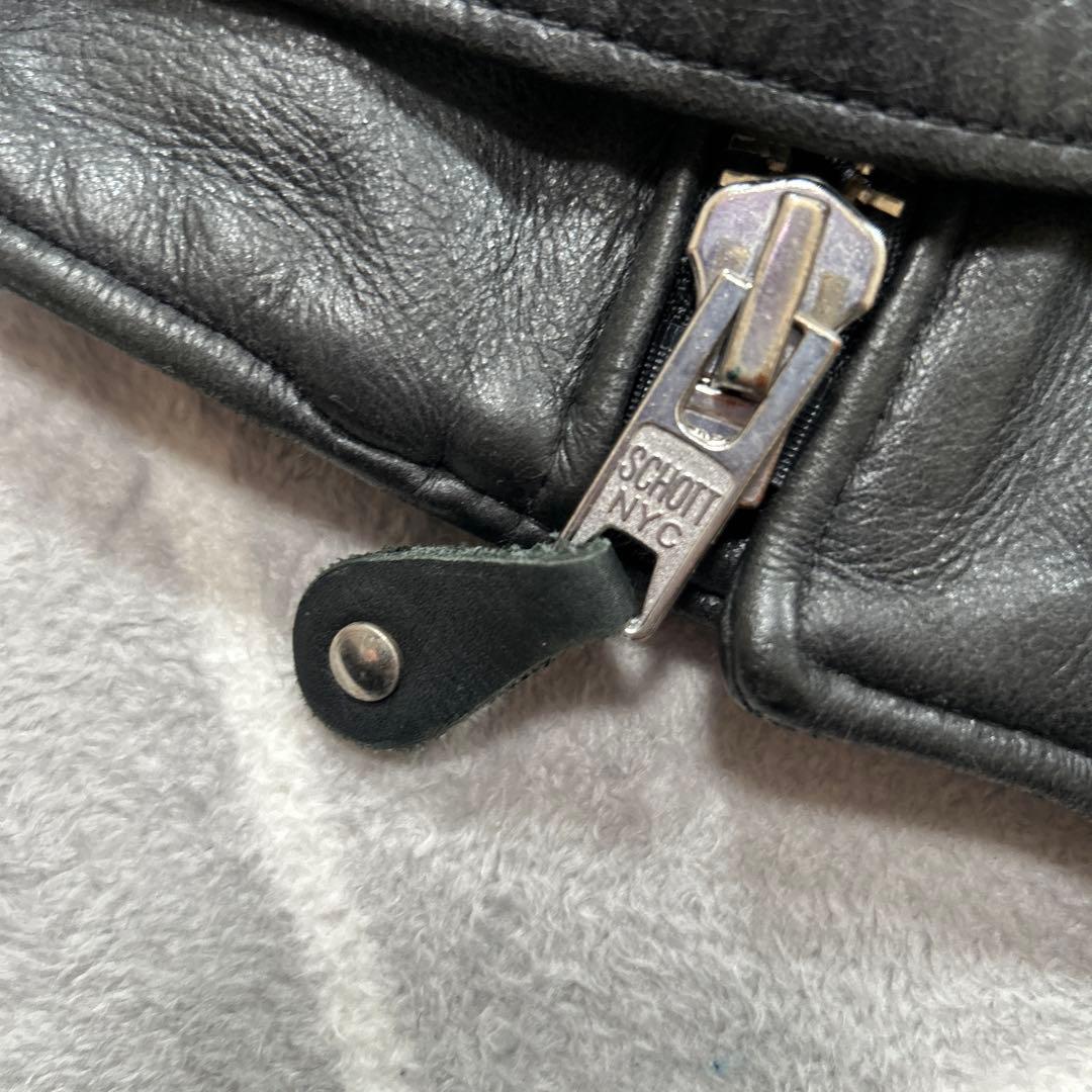 【ワンスターL】 最高傑作 SCHOTT レザージャケット 極上品 牛革 38